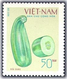 Stamp, Oriental pickling melon, Vietnam,  , Fruits