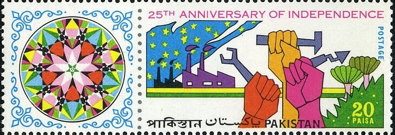 Stamp, Labor Reforms, Pakistan,  , Tools, Labour Organisations, Hands