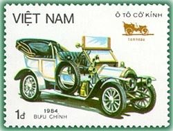 Stamp, Old Automobiles, Vietnam,  , Cars
