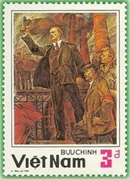 Stamp, Vladimir Lenin (1870-1924), Vietnam,  , Heads of State, Politicians, Revolutionaries, Communism, Dictators