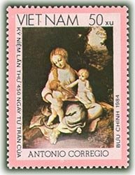 Madona and child-Correggio (1494-1534)