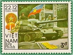 Stamp, Capture of Independent palace, Vietnam,  