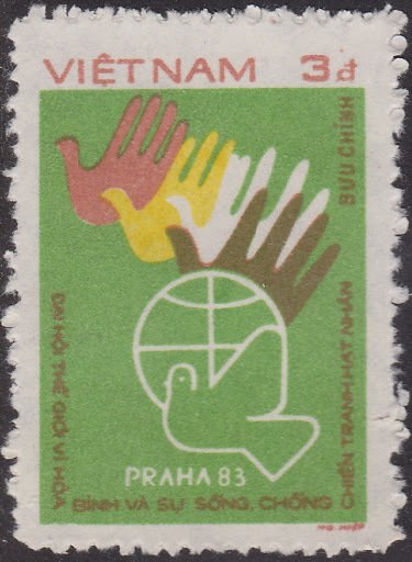 Hands, globe, dove