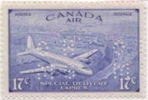 Stamp, Mail Train, Canada,  