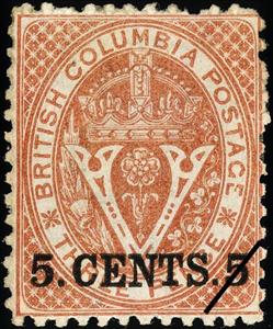 Stamp, Seal of British Columbia, Canada,  