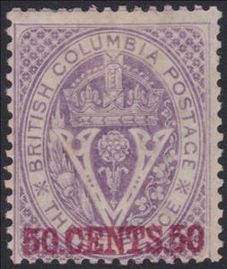 Stamp, Seal of British Columbia, Canada,  