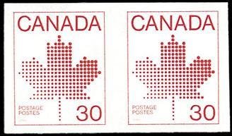 Se-tenant, QE II, Coil, Canada,  