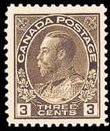 Stamp, King George V, Canada,  