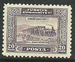 Railroad Bridge over the river Kizil