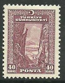 Stamp, Sakarya Gorge, Turkey,  