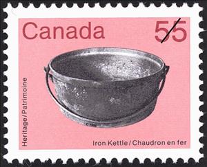 Stamp, Iron Kettle, Canada,  