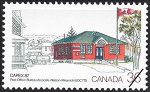 Stamp, Post Office, Nelson-Miramichi, E0C 1T0, Canada,  , Postal Services, Post Offices