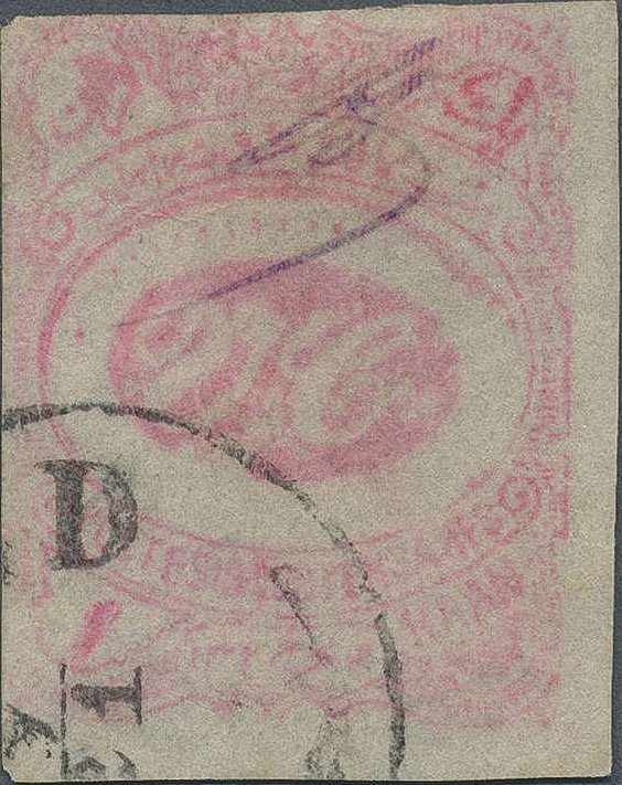 Hand stamp value, hand written signature of Victor Casteign