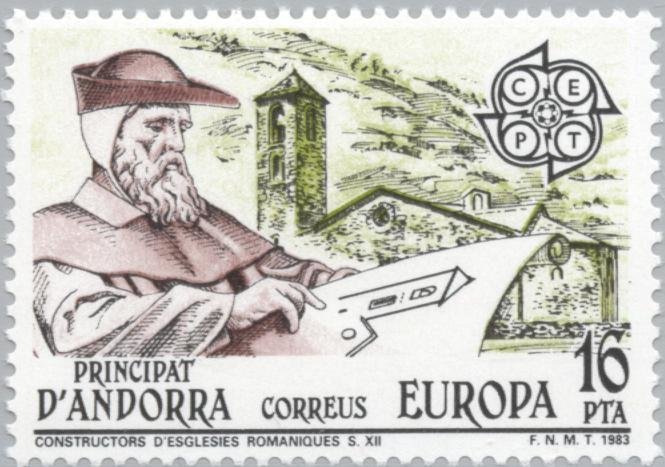 Romanesque churches Builders. 12th century (La Cortinada)