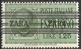 Lined Horizontal Italian Overprints