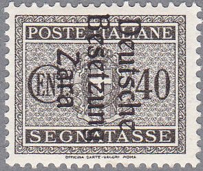 Postage Due Issues Overprints - "Deutsche Besetzung Zara"