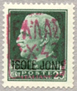 Stamp for Ionian Islands