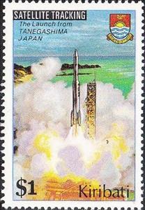 Stamp, Rocket Launch, Kiribati,  