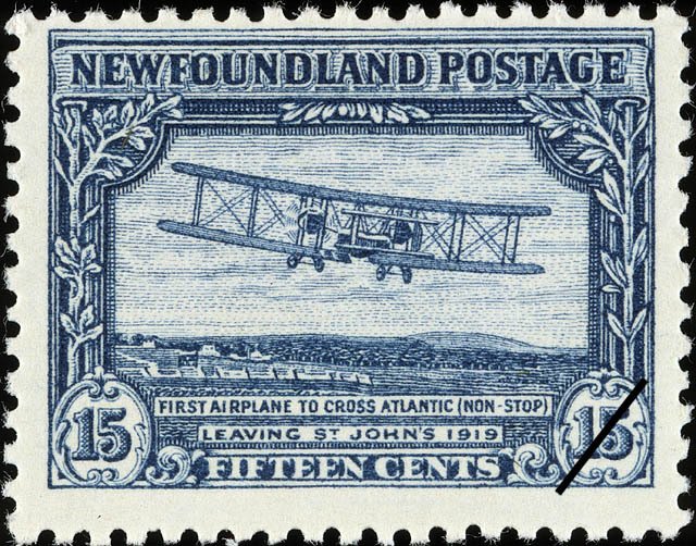 First nonstop, transatlantic flight