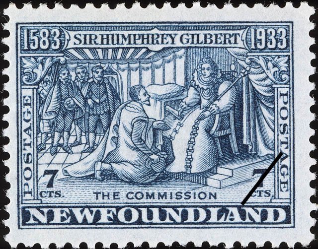 Gilbert receiving royal patents
