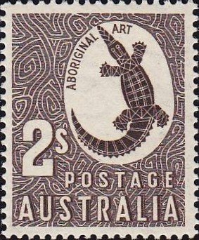Aboriginal art - Johnston's Crocodile