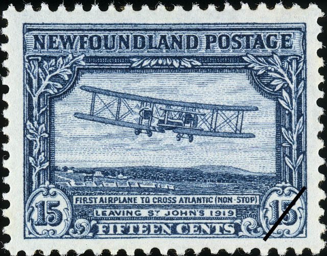 First nonstop, transatlantic flight