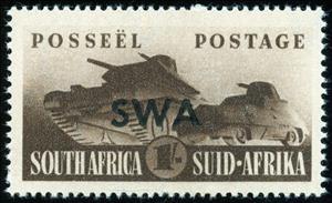 Stamp, Tanks, South-West Africa,  