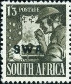 Stamp, Signals,Sgl,English, South-West Africa,  