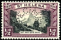 Stamp, 100 years British colony, Saint Helena,  