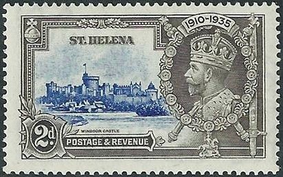 Stamp, Windsor Castle, Saint Helena,  