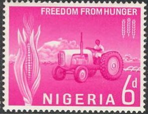Tractor and corn
