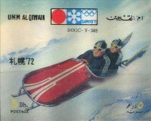Stamp, Bob, Umm al-Qiwain,  , Olympic Games, Bobsleigh
