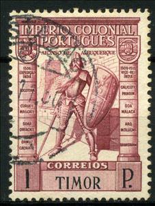 Stamp, Afonso de Albuquerque, East Timor,  