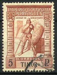 Stamp, Afonso de Albuquerque, East Timor,  