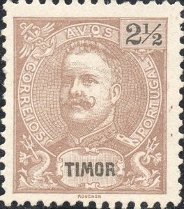 Stamp, King Carlos I., East Timor,  