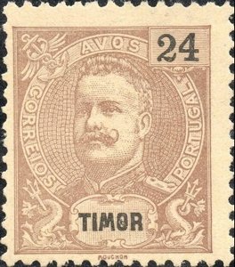 Stamp, King Carlos I., East Timor,  