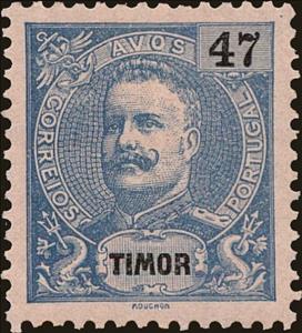Stamp, King Carlos I., East Timor,  
