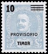 Stamp, King Carlos I., East Timor,  