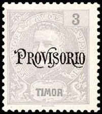 Stamp, King Carlos I., East Timor,  