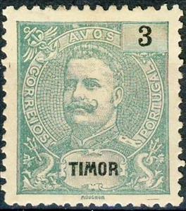 Stamp, King Carlos I., East Timor,  