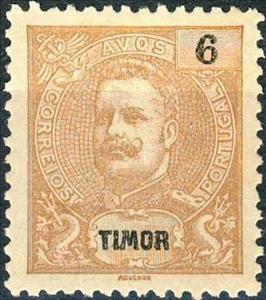 Stamp, King Carlos I., East Timor,  