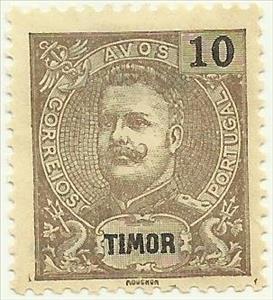 Stamp, King Carlos I., East Timor,  