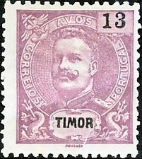 Stamp, King Carlos I., East Timor,  