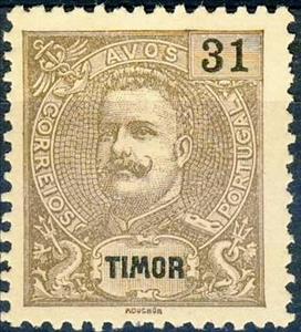 Stamp, King Carlos I., East Timor,  
