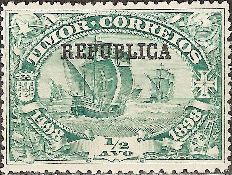 400 Yearsa Dis.of India Overprint Republica