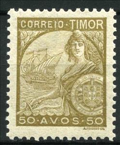 Stamp, Portugal and Sao Gabriel, East Timor,  , Ships, Famous People, Sailing Ships