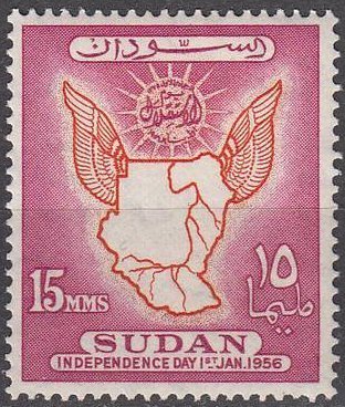 Map of Sudan and Sun