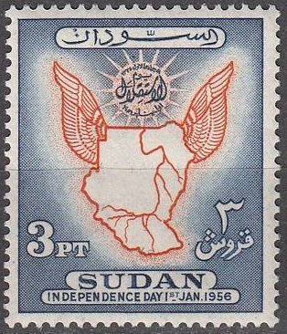 Map of Sudan and Sun