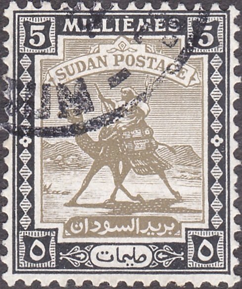 Postman with Dromedary (Camelus dromedarius)