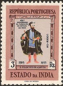 Stamp, D.Francisco de Almeida, India, Portuguese,  